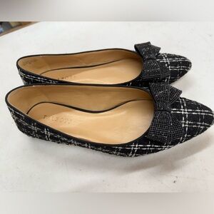 Talbots Black and White Women's Flats